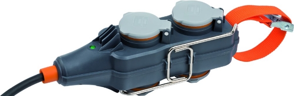 Afbeeldingen van Brennenstuhl verlengsnoer 10m +  powerblok 4v