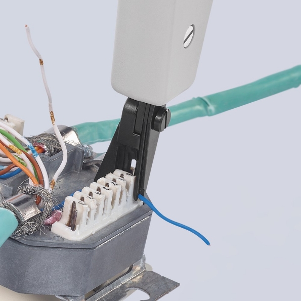 Afbeeldingen van KNIPEX Montagegereedschap voor UTP- en STP-kabels met geleider Ø 0,4 - 0,8 mm