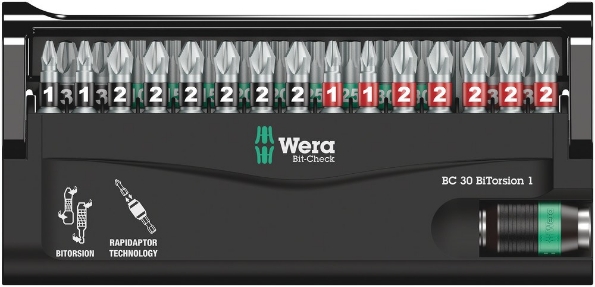 Afbeeldingen van Wera Bitset Bit-Check 30 BiTorsion 1 30 delig
