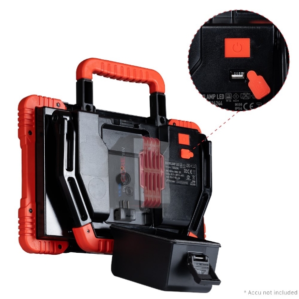 Afbeeldingen van Kelfort Bouwlamp LED Rough service 40 Watt 5200 Lumen