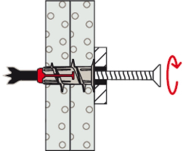 Afbeeldingen van fischer Gipsplaatplug DuoBlade DIY
