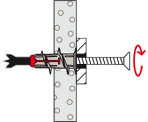 Afbeeldingen van fischer Gipsplaatplug DuoBlade DIY