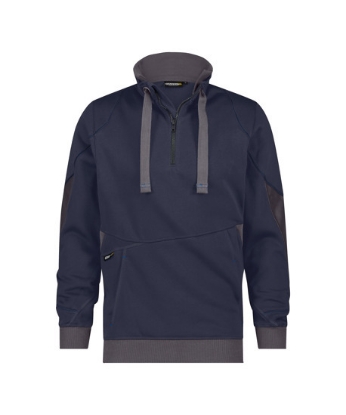 Afbeeldingen van Dassy sweater Stellar nachtblauw/a.grijs 4XL