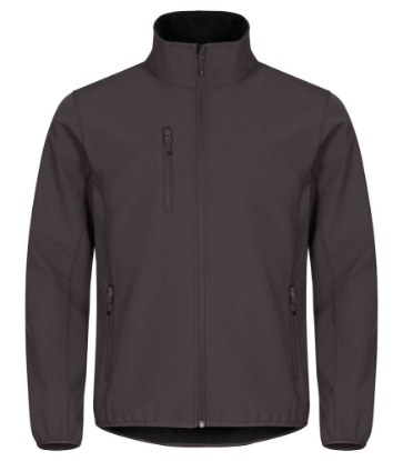 Afbeeldingen van Clique softshell Classic donker grijs 2XL