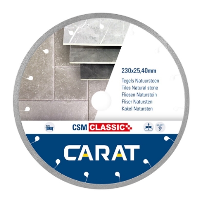 Afbeeldingen van Carat Diamantzaag voor tegels en natuursteen CSM Classic 125x22,23mm 