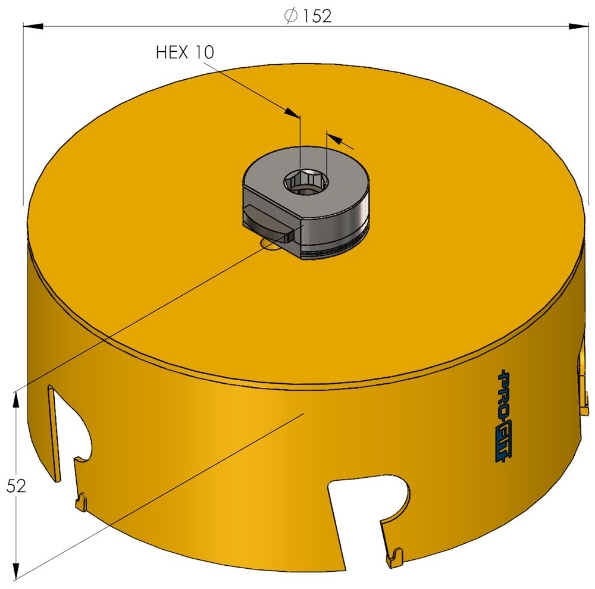 Afbeeldingen van ProFit Gatenzaag Multi Purpose 0908