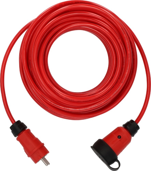 Afbeeldingen van Brennenstuhl Professional Verlengkabel, pur H07BQ-F VQ 2100 IP44, 25 meter  rood -F 3G1,5