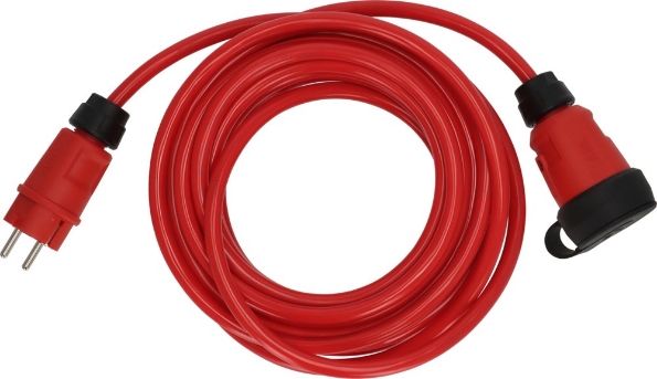 Afbeeldingen van Brennenstuhl Professional Verlengkabel, pur H07BQ-FVQ 1200 IP44, 10 meter  rood-F 3G2,5