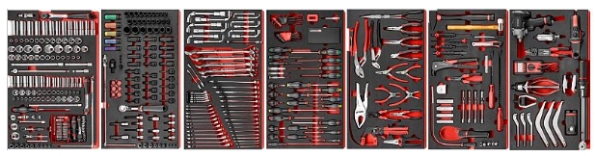 Afbeeldingen van Facom gereedschapskar compositie XXL 7 lades