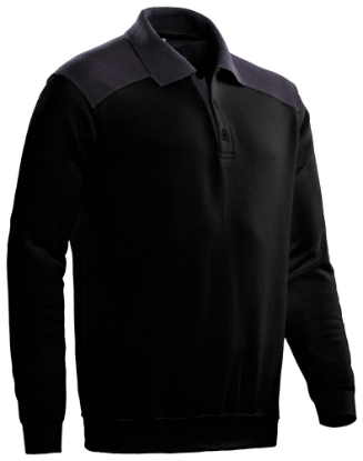 Afbeeldingen van Santino polosweater Tesla zwart/grijs 3XL