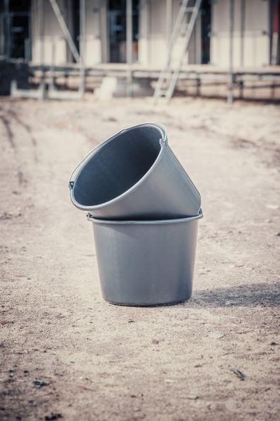 Afbeeldingen van Gripline-D 12 L Emmer zwart, knopbeugel, L-scala 12 Liter