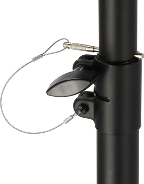 Afbeeldingen van Brennenstuhl Bouwstatief Telescopisch ST 200 Zwart met dwarsbalk, 108-200cm, Met automatisch daalmechanisme