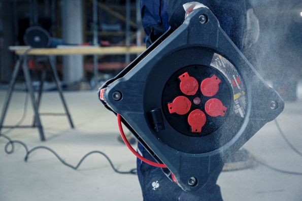 Afbeeldingen van Brennenstuhl Professional Kabelhaspel Cube 5-voudig KA5110 5 IP44, 50 meter H07BQ-F 3G1,5