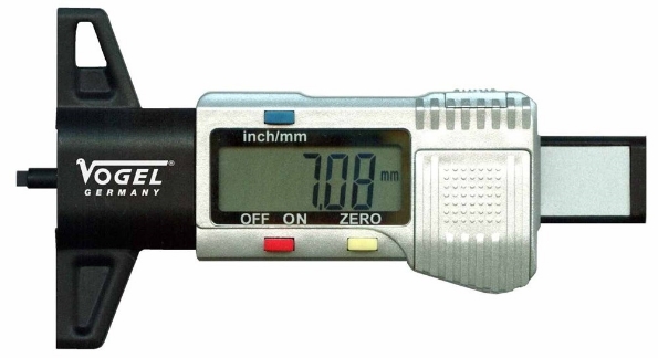 Afbeeldingen van Vogel bandenprofielmeter digitaal 0-25mm