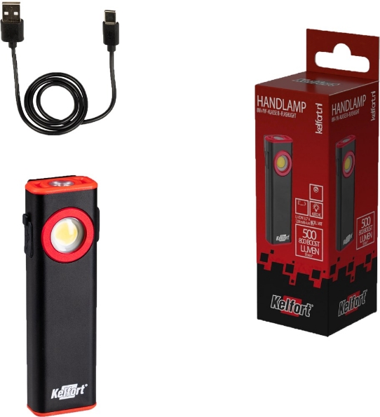 Afbeeldingen van Kelfort Werklamp oplaadbaar 500 Lumen