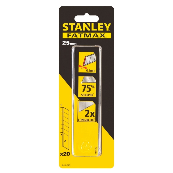 Afbeeldingen van STANLEY FatMax® Reserve Afbreekmessen 25mm 3-11-725 (20)
