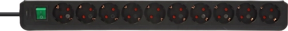 Afbeeldingen van Brennenstuhl stekkerdoos 10-voudig 3m kabel