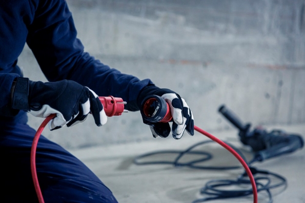 Afbeeldingen van Brennenstuhl Professional Verlengkabel, pur H07BQ-F VQ 1100 IP44, 10 meter  rood -F 3G1,5