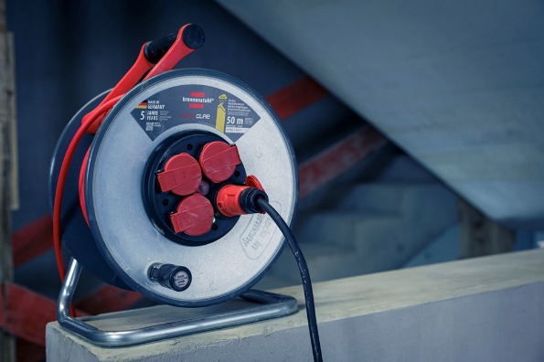 Afbeeldingen van Brennenstuhl Professional Kabelhaspel SteelCore SC 5110 IP44, 50 meter H07BQ-F 3G1,5