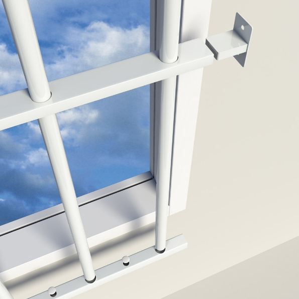 Afbeeldingen van SecuBar Lichtkoepelbeveiliging 5 spijls Fix & Go 1000X1000