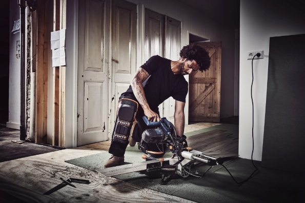 Afbeeldingen van FENTO Kniebeschermer Max Klasse 1 Zwart/Oranje