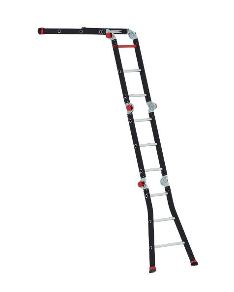 Afbeeldingen van Altrex Aluminium vouwladder Varitrex-Prof vouwladder 4 x 3 + platform