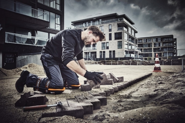 Afbeeldingen van FENTO Kniebeschermer Max Klasse 1 Zwart/Oranje