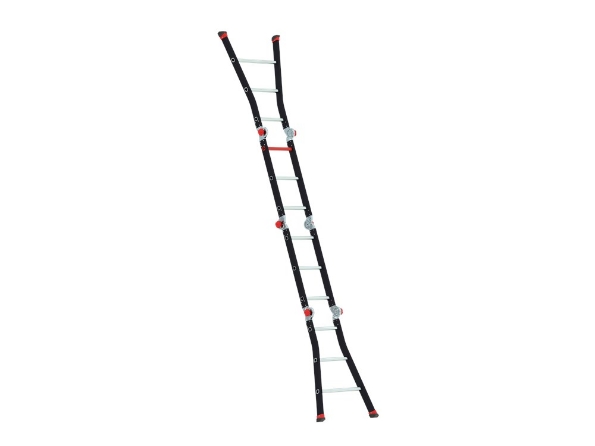 Afbeeldingen van Altrex Aluminium vouwladder Varitrex-Prof vouwladder 4 x 3 + platform