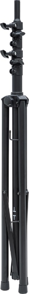 Afbeeldingen van Brennenstuhl Bouwstatief Telescopisch ST 302 Zwart met dwarsbalk, 124-300cm, Met automatisch daalmechanisme