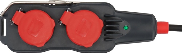 Afbeeldingen van Brennenstuhl Professional Verdeelblok met 15 meter kabel PB1100 IP54 4-v H07RN-F 3G1.5 zwart