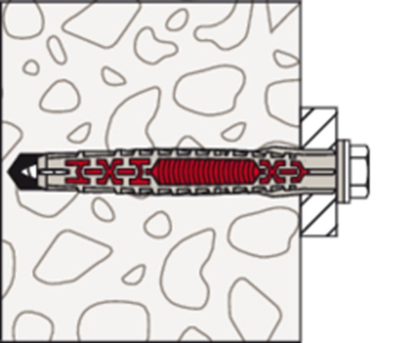 Afbeeldingen van Fischer Constructieplug met zeskantschroef DuoXpand FUS 10 x 160