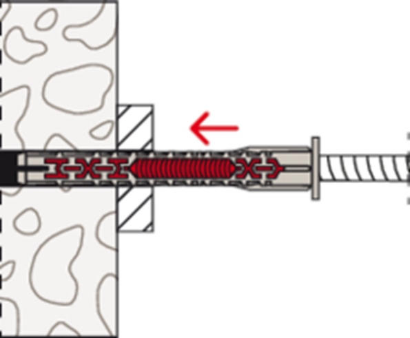 Afbeeldingen van Fischer Constructieplug met zeskantschroef DuoXpand FUS 10 x 160