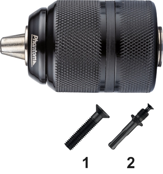 Afbeeldingen van Phantom Snelspanboorhouder in metalen uitvoering 1/2" 13mm